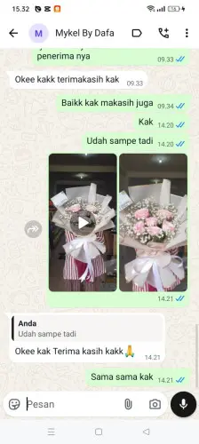 Testimonial Buket Bunga situbondo