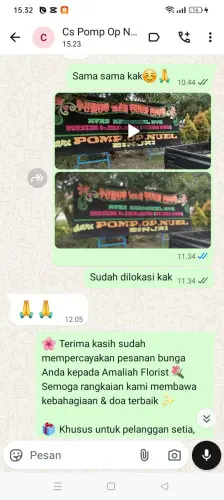 Testimonial Papan Bunga situbondo